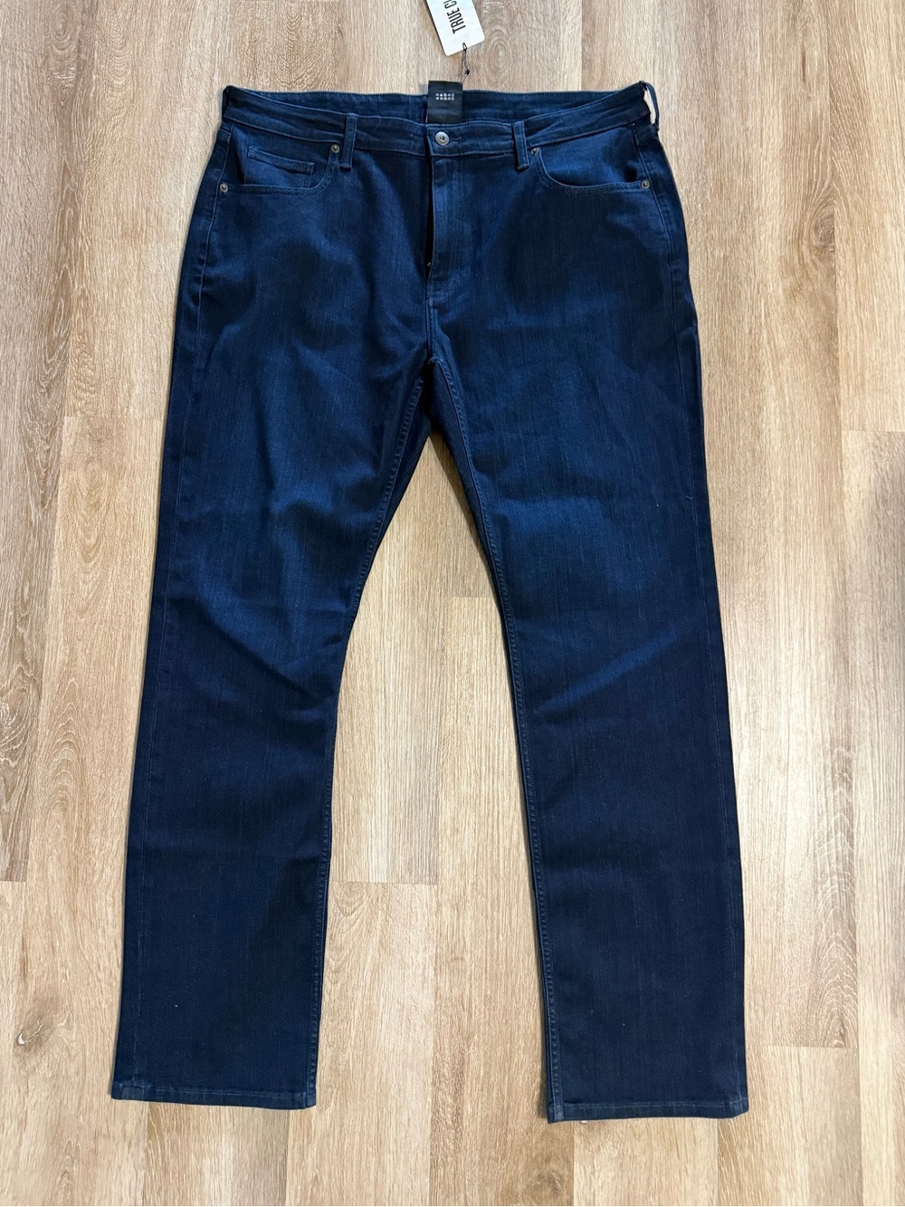 True Classic Men’s Classic Straight Jean Dark Wash Pants Size 40x34 Stretchy